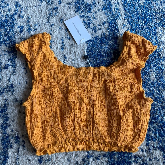 Lovers + Friends Allie Top in Burnt Orange Small - Picture 6 of 6
